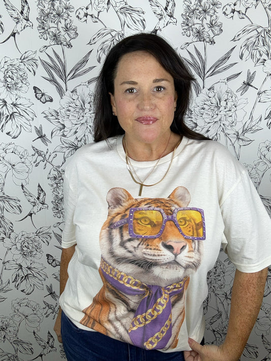Gold Standard Tiger Bling Tee