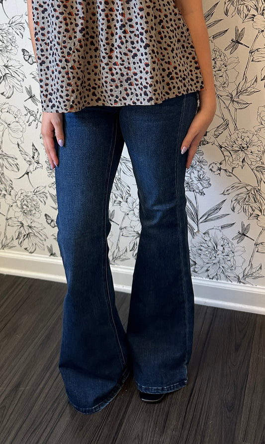 The Debbie Ultra-Low Rise Flare Jean - Best & Co. Boutique