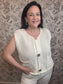 Breezy Chic Ecru Sweater Vest - Best & Co. Boutique