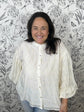 ivory eyelet blouse FATE