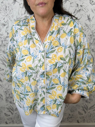 Amalfi Afternoon Blouse