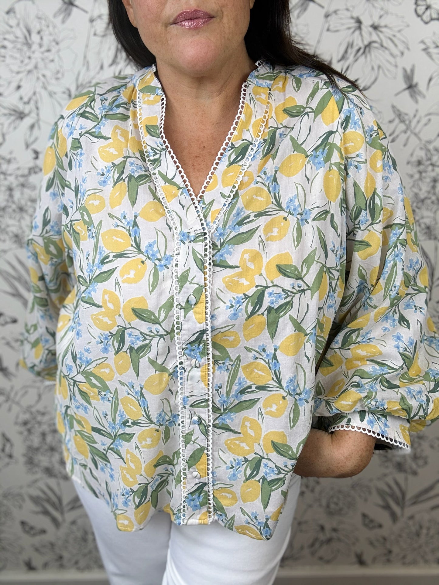 Amalfi Afternoon Blouse