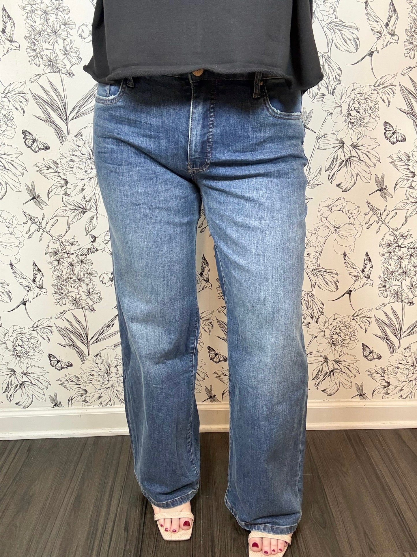 Charlotte Slim Wide Leg KUT FROM THE KLOTH