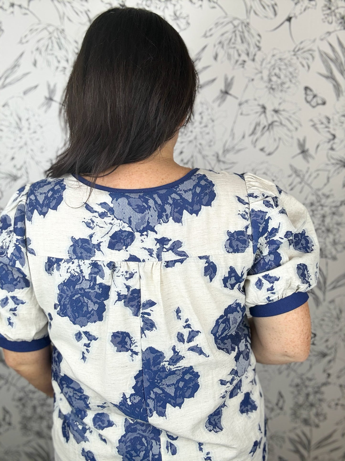 Blue Hour Bloom Blouse