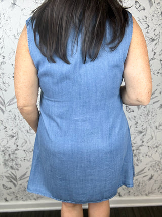 Bluebell Breeze Lasercut Tencel Mini