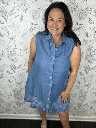 Bluebell Breeze Lasercut Tencel Mini