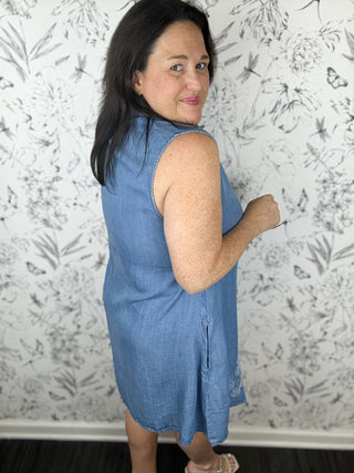Bluebell Breeze Lasercut Tencel Mini