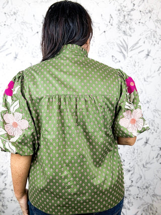 Maple Manor Embroidered Blouse