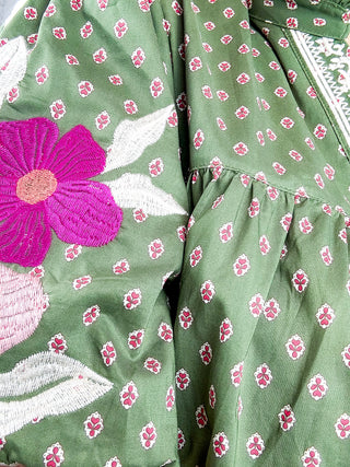 Maple Manor Embroidered Blouse