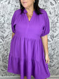 Kickoff Classic Tiered Mini Dress