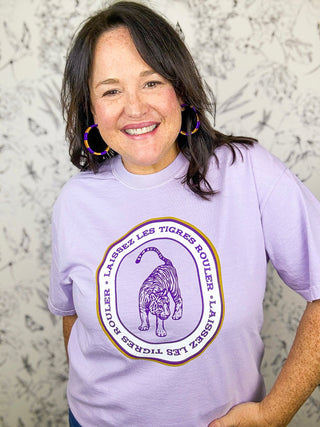 Laissez Game Day Tee | Lavender
