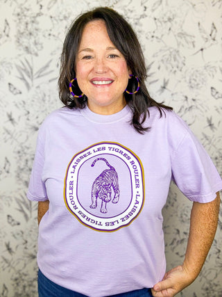 Laissez Game Day Tee | Lavender