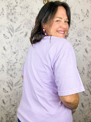 Laissez Game Day Tee | Lavender
