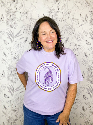 Laissez Game Day Tee | Lavender