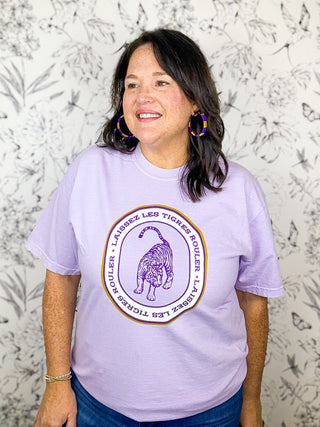 Laissez Game Day Tee | Lavender