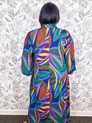 Painted Prairie Midi Dress