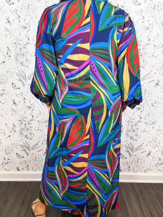 Painted Prairie Midi Dress