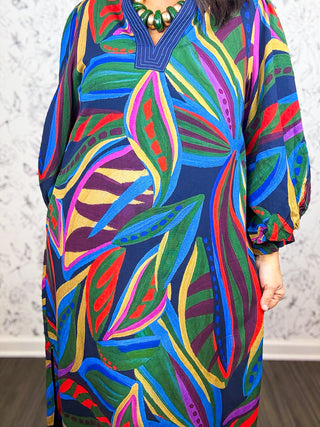 Painted Prairie Midi Dress
