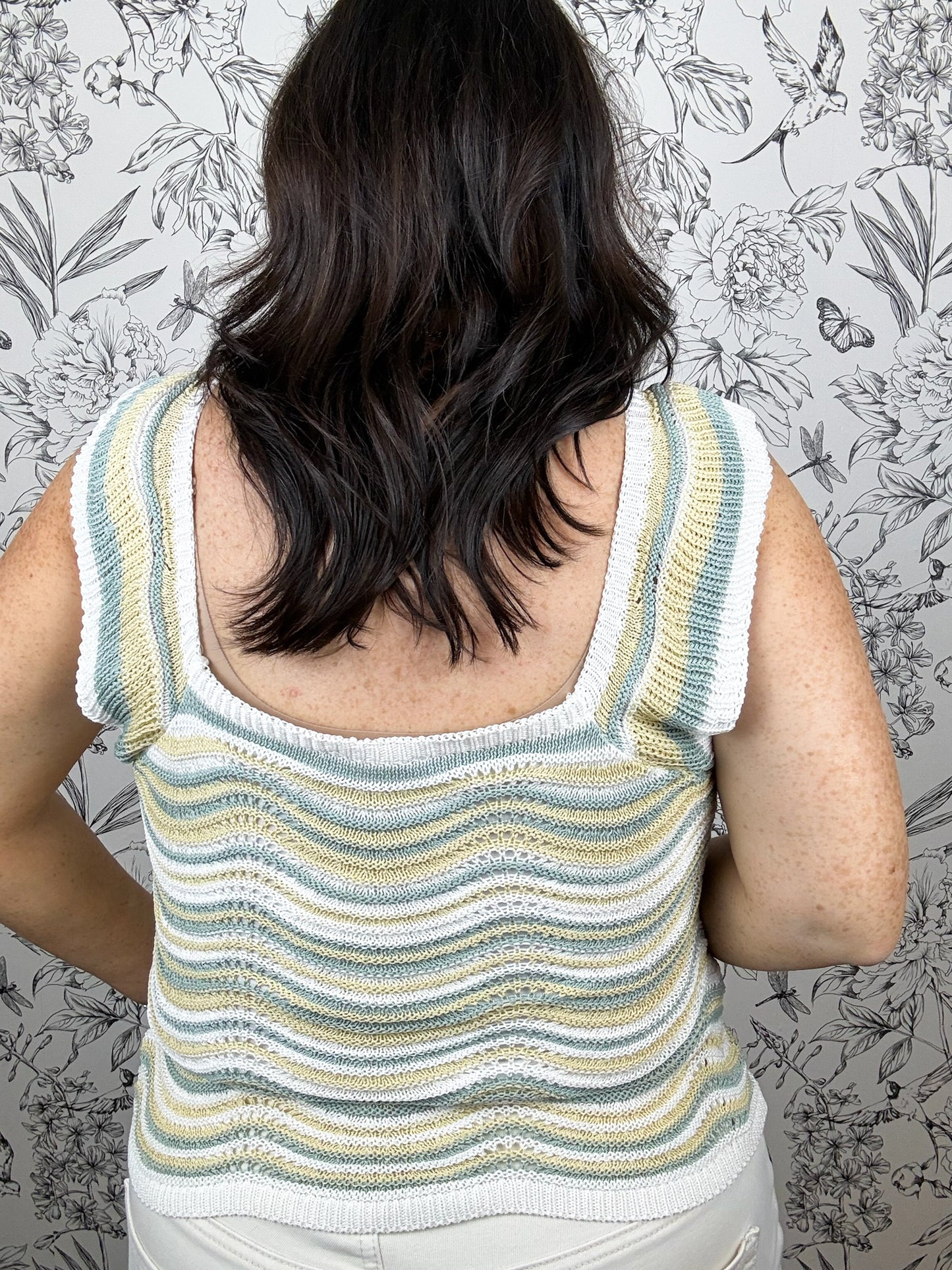 Spring Mosaic Crochet Tank