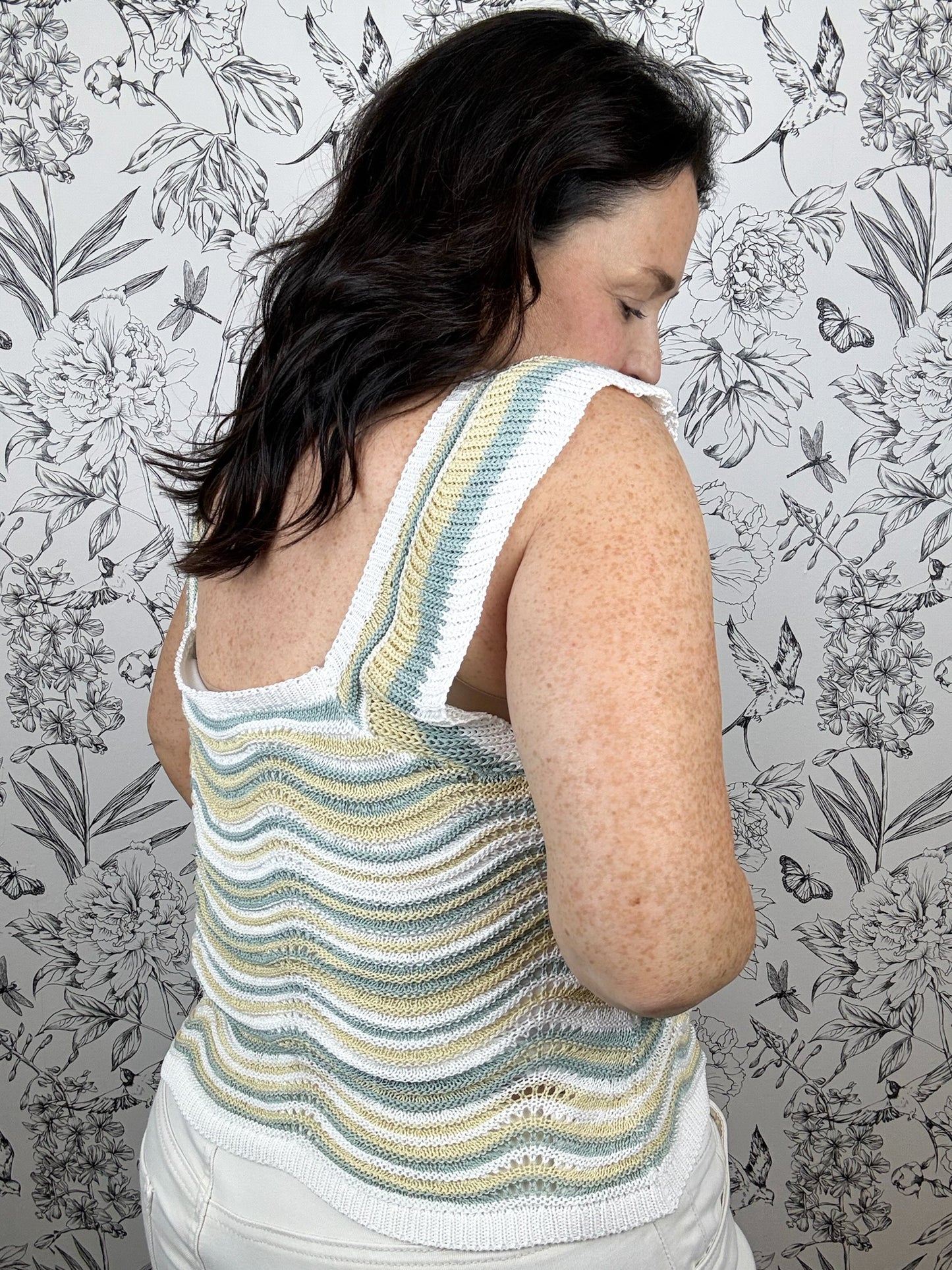 Spring Mosaic Crochet Tank