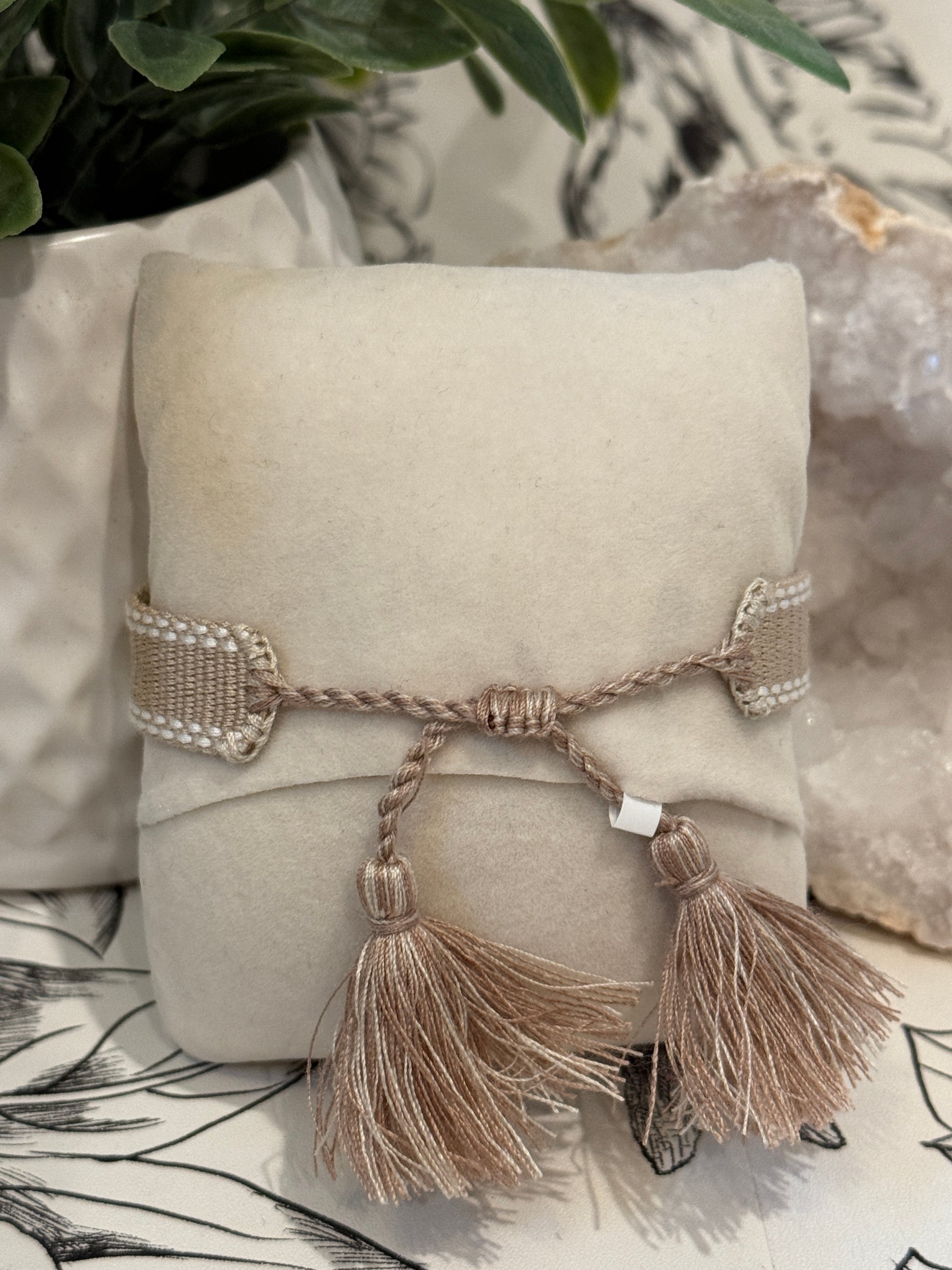 Mini Hearts Woven Tassel Bracelet - Best & Co. Boutique