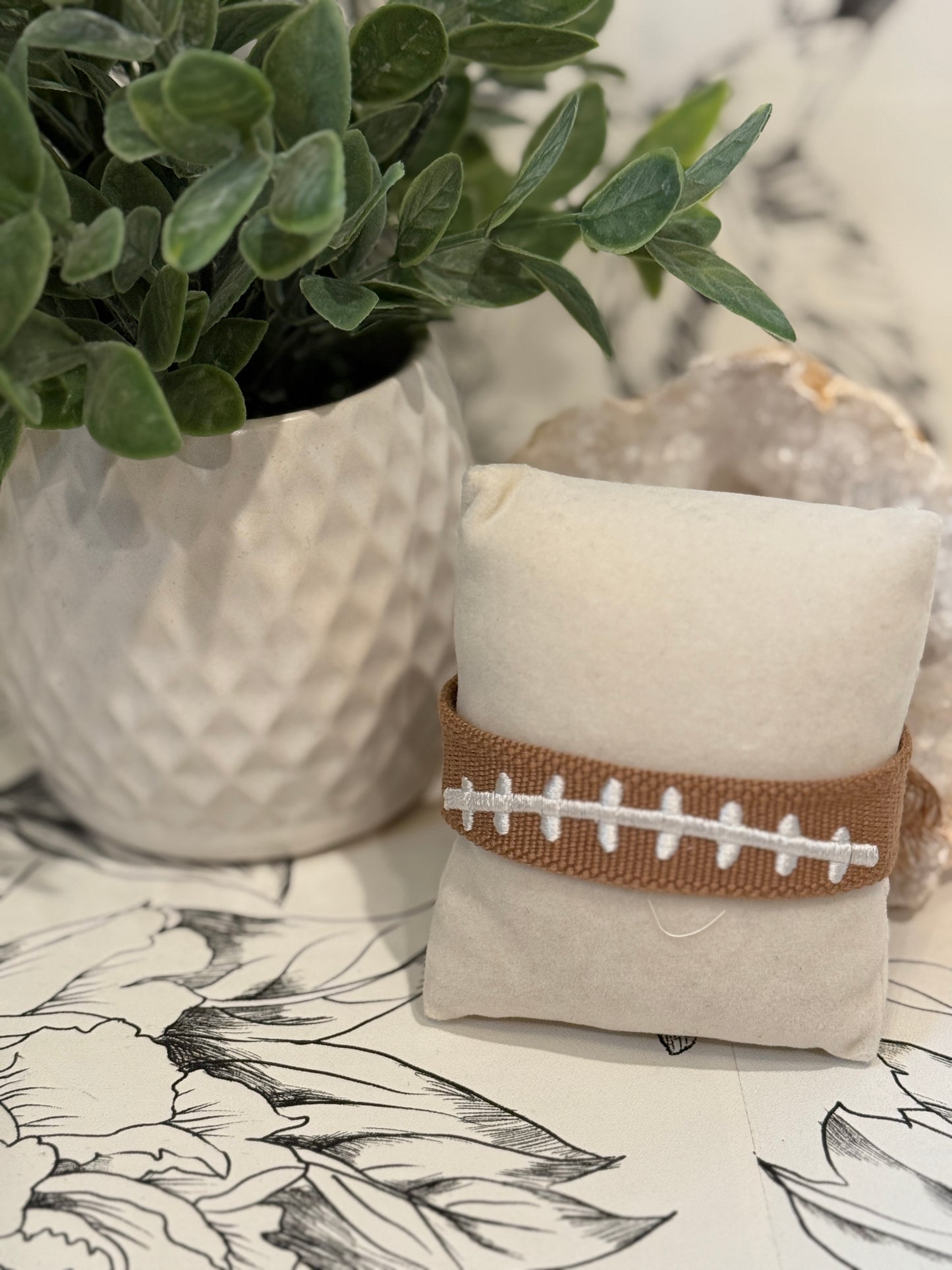 Football Laces Tassel Bracelet - Best & Co. Boutique