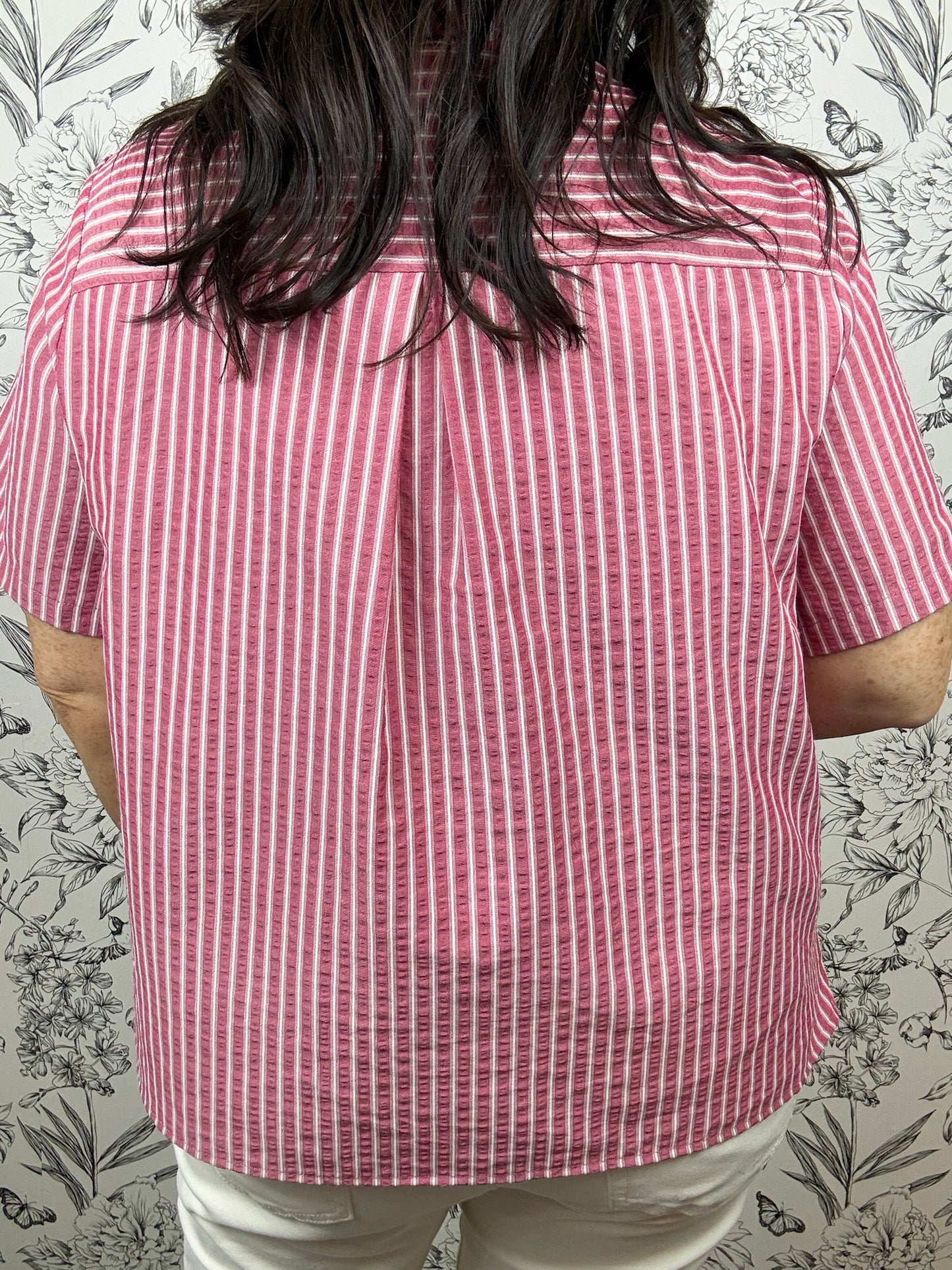 Front Porch Pleated Blouse