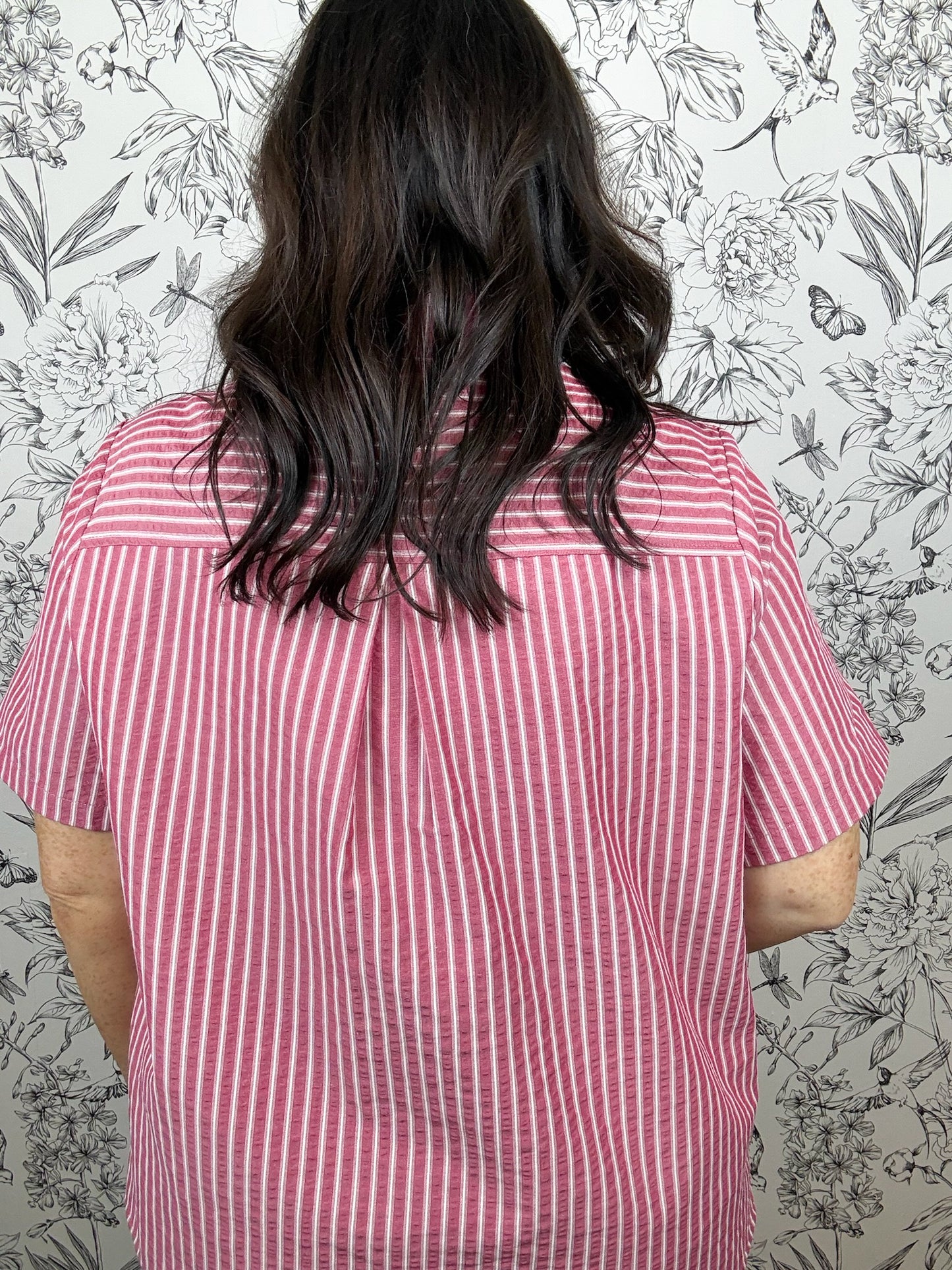 Front Porch Pleated Blouse