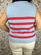 Regatta Stripe Button Shell
