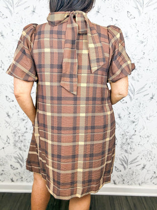 Maple Street Plaid Dress