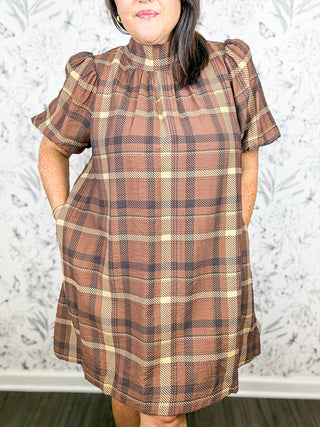 Maple Street Plaid Dress