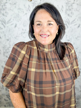 Maple Street Plaid Dress
