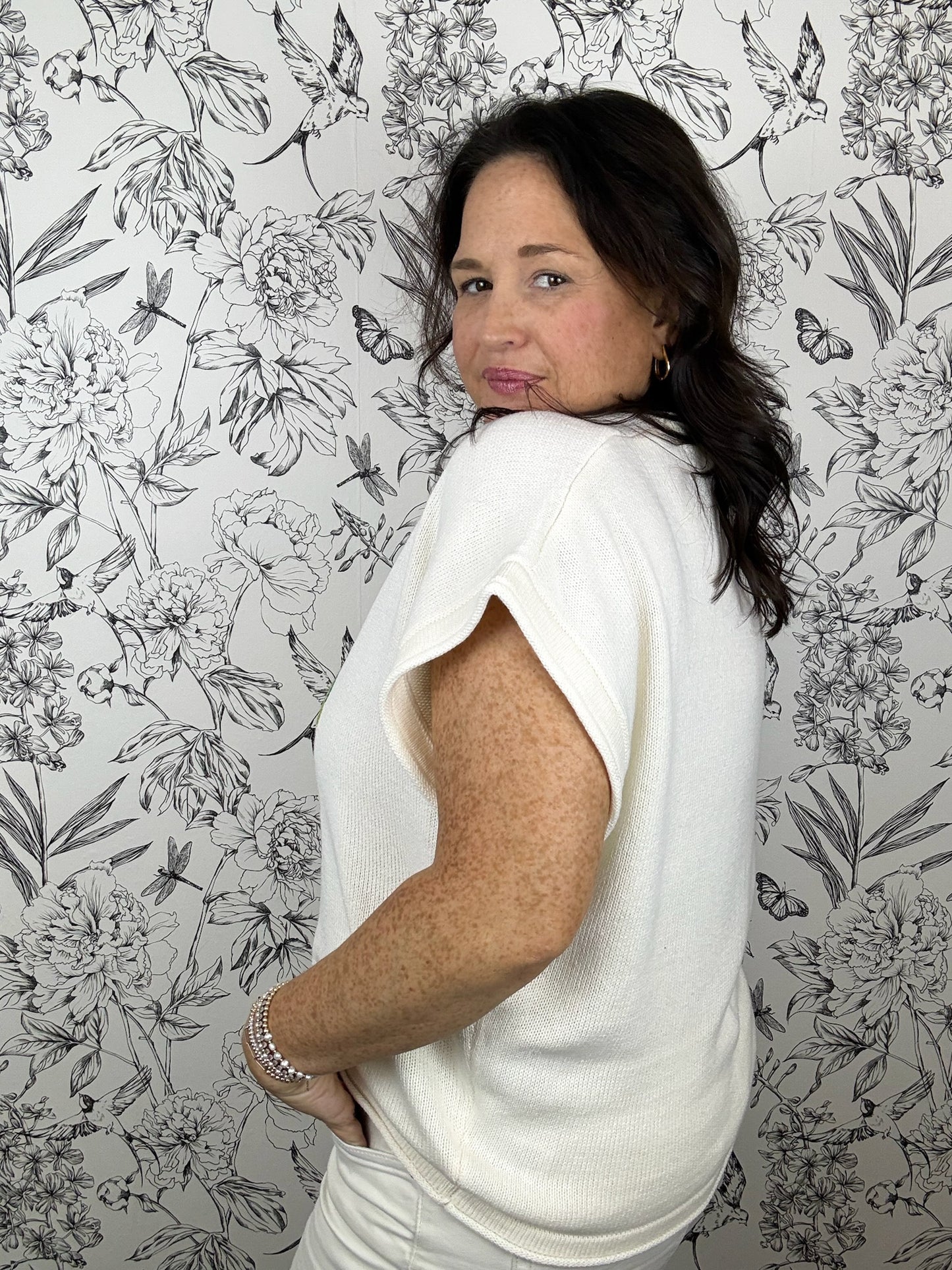 Freshly Picked Knit Sweater | Cream