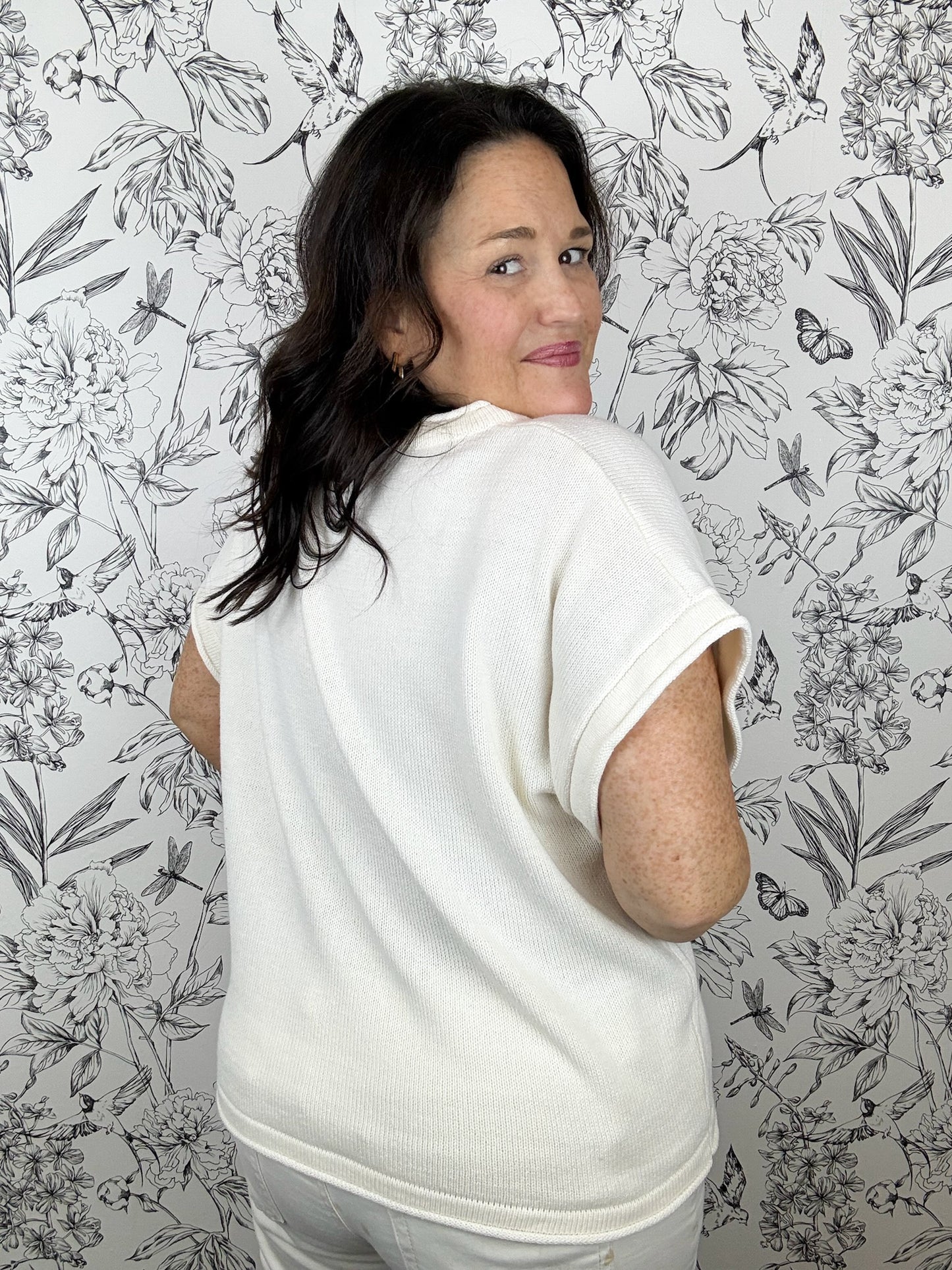 Freshly Picked Knit Sweater | Cream
