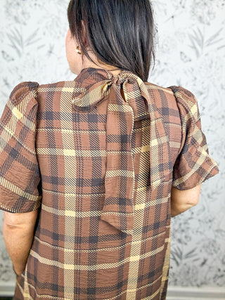 Maple Street Plaid Dress