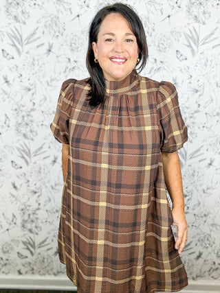 Maple Street Plaid Dress
