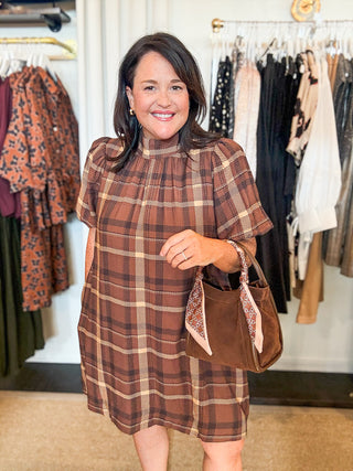 Maple Street Plaid Dress