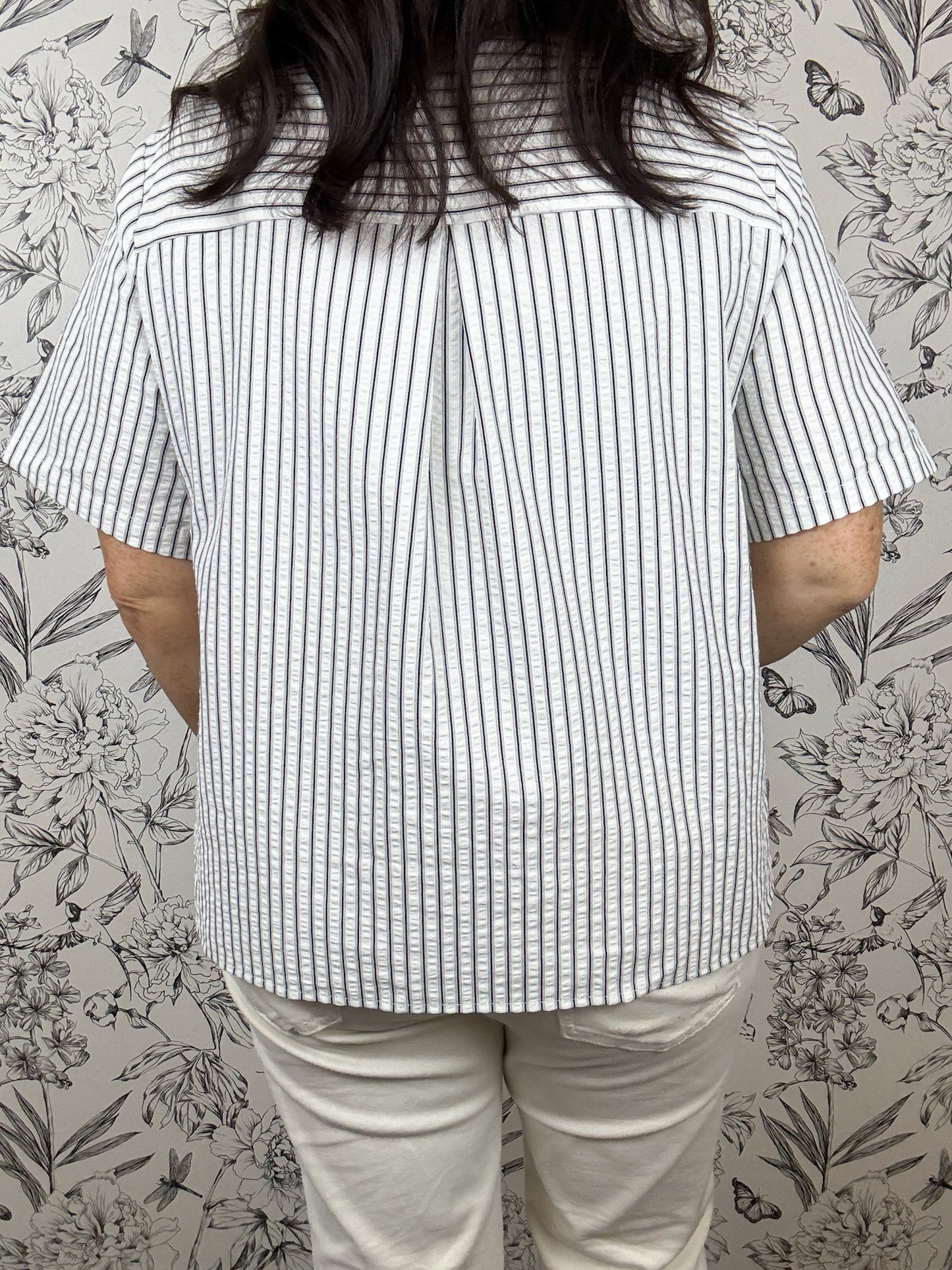 Main Street Pleated Blouse
