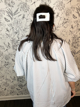 Sail Away Half Zip in Curvy