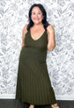 Olive Luxe Sweater Dress