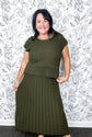 Olive Luxe Sweater Dress