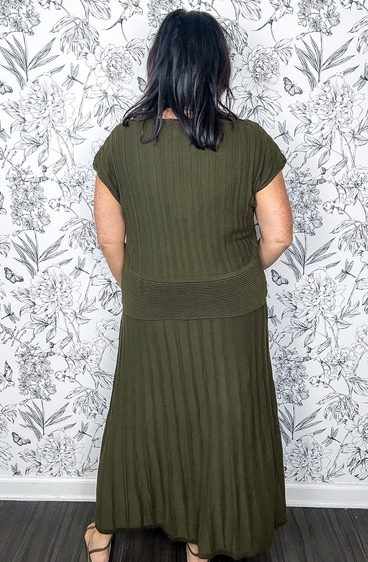 Olive Luxe Sweater Dress