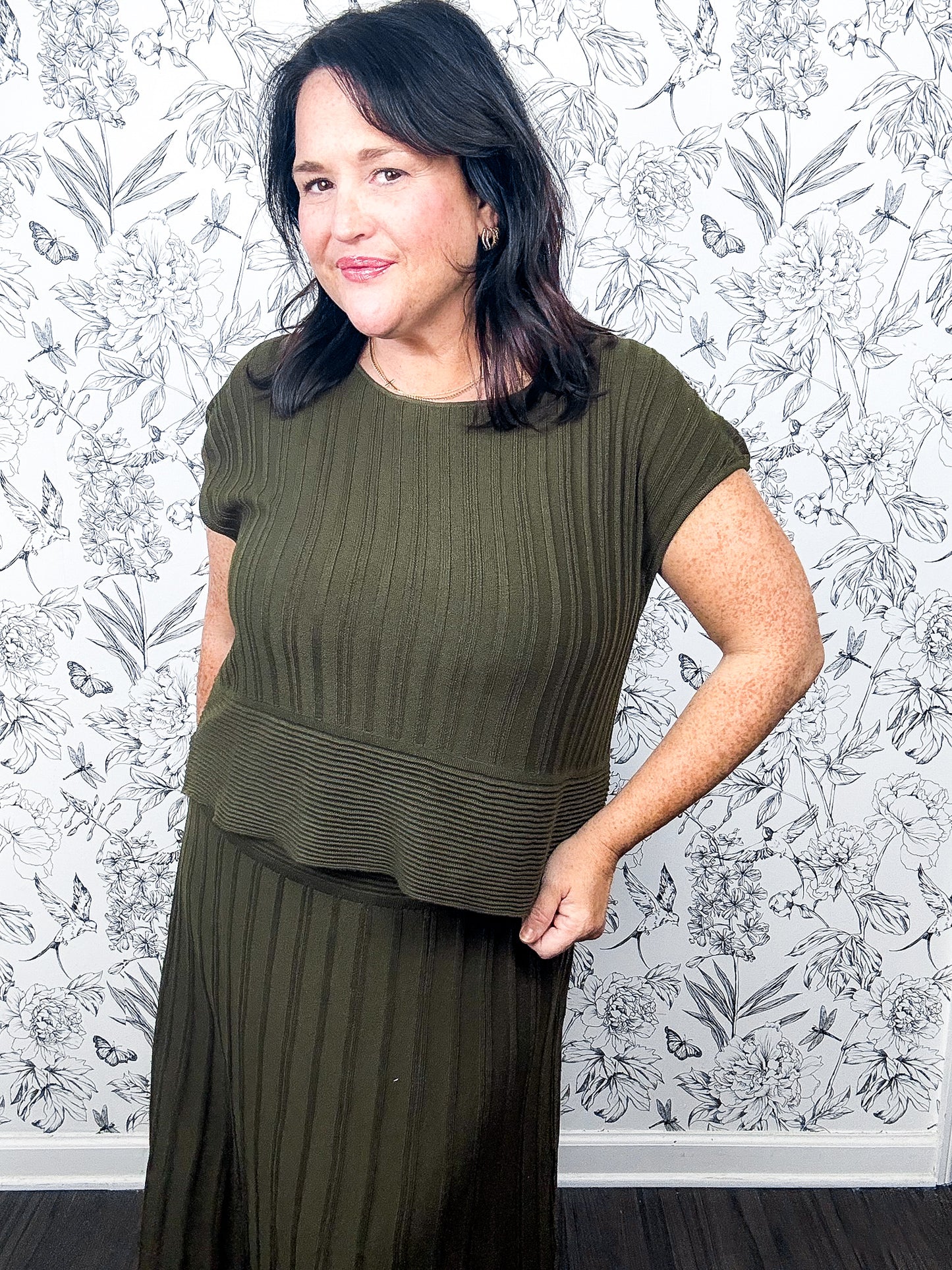 Olive Luxe Sweater Dress