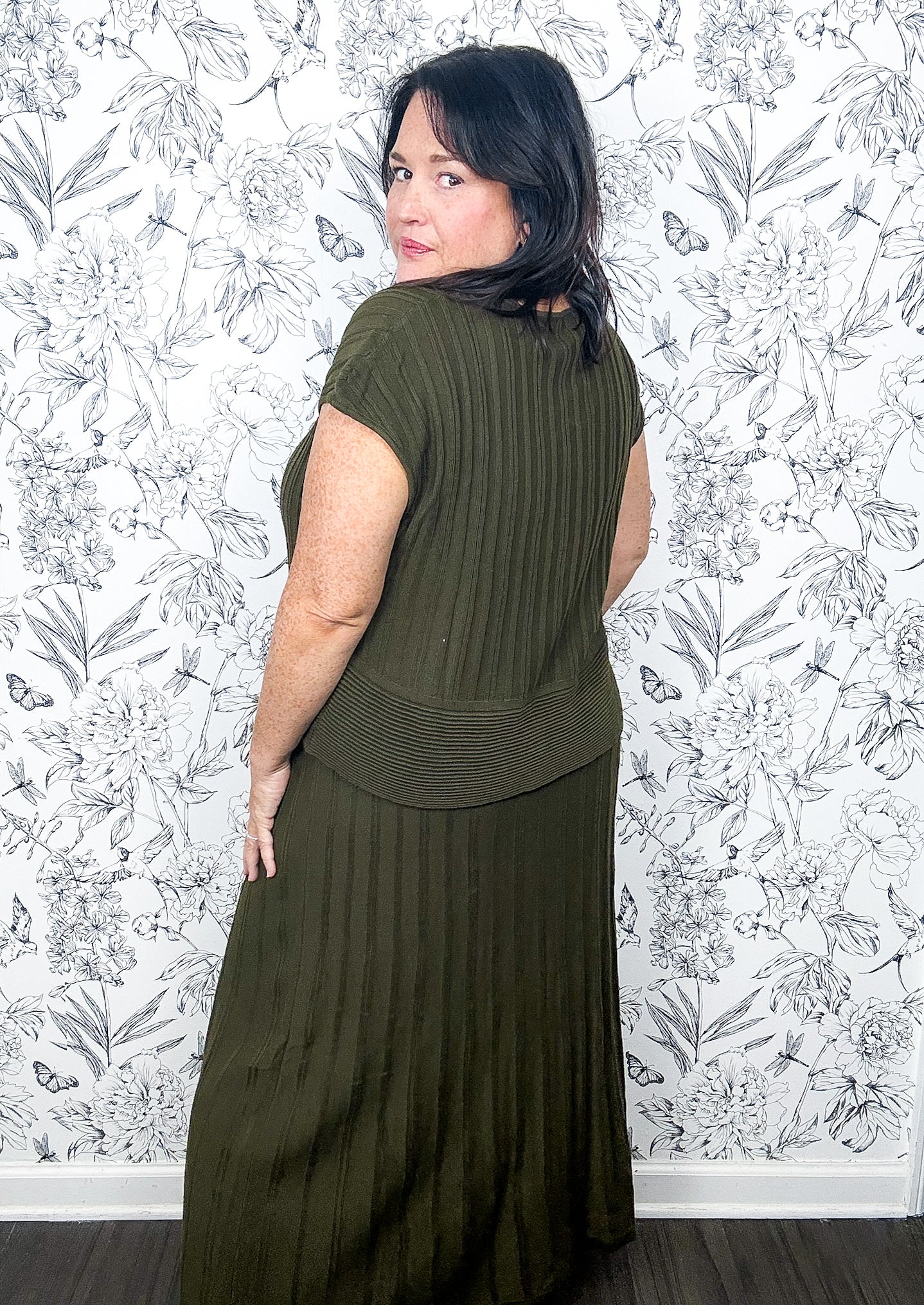 Olive Luxe Sweater Dress