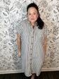 Dockside Shirt Dress in Curvy