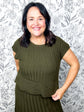 Olive Luxe Sweater Dress