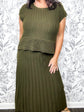 Olive Luxe Sweater Dress