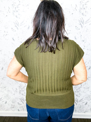 Olive Luxe Sweater Dress