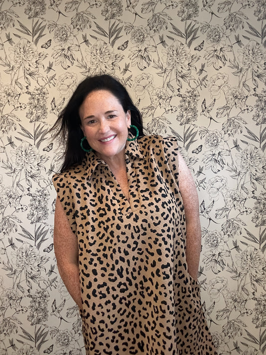 The Lucy Leopard Dress - Best & Co. Boutique