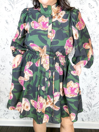 Garden Dusk Mini Dress